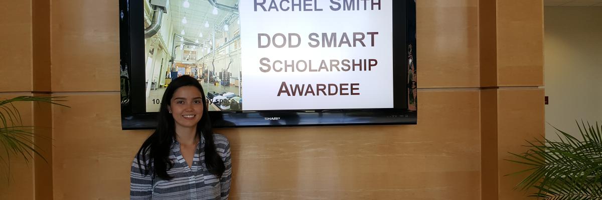 HPMI Research Rachel Smith was awarded the Department of Defense SMART Scholarship.
